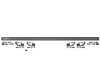 Barra de led Osram LEDriving® LIGHTBAR VX1000-CB SM con sus accesorios de montaje