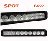 Barra LED CREE 100W 7200 Lumens para 4X4 - Quad - SSV Spot