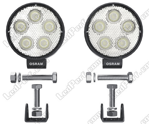 Conjunto de Fijación de las faros de trabajo de led Osram LEDriving® ROUND VX70-SP