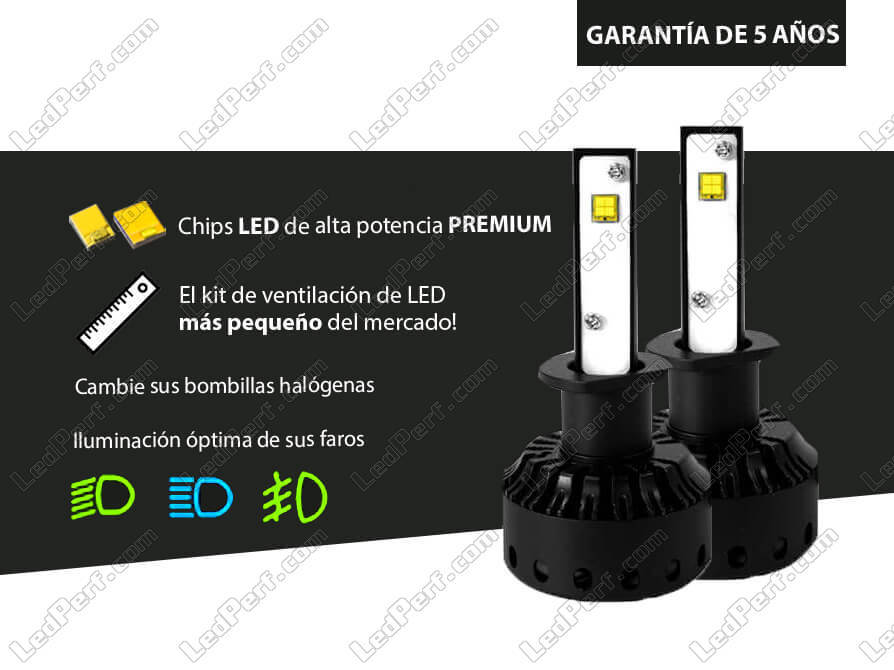 Lámparas LED H1 y Kits LED H1 de Alta Potencia de 12V y 24V