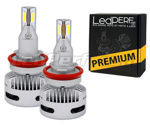 Bombillas H11 LED para coche con faros lenticular.