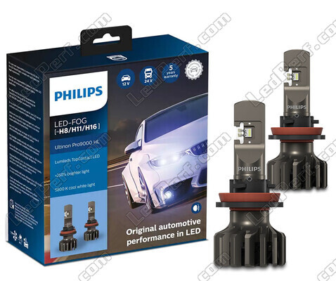 Kit de lámparas H16 de led PHILIPS Ultinon Pro9000 +250% 5800K - 11366U90CWX2