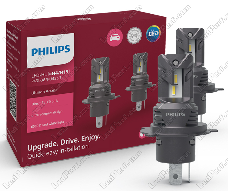 Lámpara Philips Ultinon Pro6000 H4-LED para faros Moto