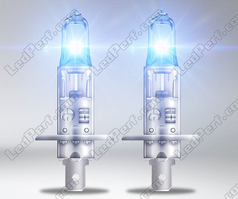 Bombillas halógenas H1 Osram Cool Blue Intense NEXT GEN que producen iluminación con efecto LED