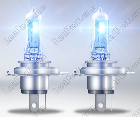 Bombillas halógenas H4 Osram Cool Blue Intense NEXT GEN que producen iluminación con efecto LED