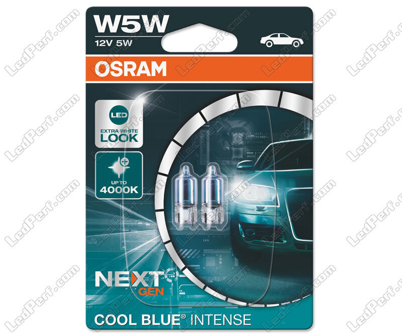 2 x Bombillas W5W Osram Cool Blue Intense NEXT GEN 4000K - 2825CBN-02B