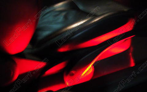 Asiento banda de LED rojo impermeable 30cm