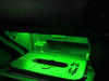Guantera banda de LED verde impermeable 60cm