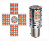 Bombilla 1156A - 7506A - P21W LED Alta Potencia Naranja LEDs R5W PY21W P21 5W BA15S LEDs Naranjas Casquillo 1156A - 7506A - P21W BAU15S
