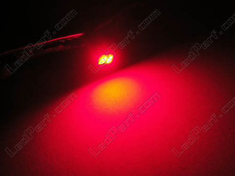 LED T5 37 74 Efficacity W1.2W con 2 LED Rojo