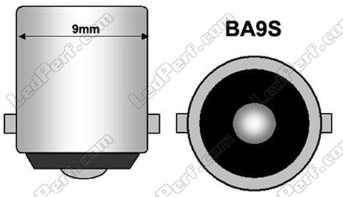 bombilla led BA9S 53 57 64111 Efficacity blanca efecto xenón
