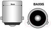 bombilla led BAX9S 64132 - H6W Efficacity blanca efecto xenón