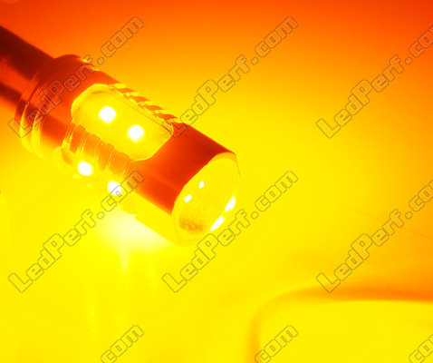 Bombilla LED H21W Naranja LEDs al detalle LEDs BAY9S H21W Casquillo 64136 - HY21W 12V