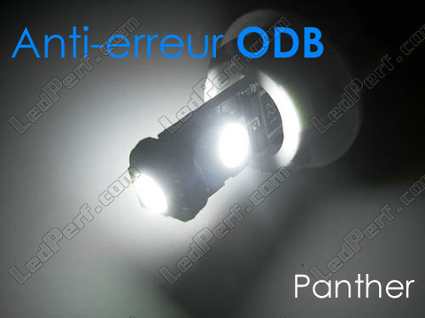 bombilla led 168 - 194 - T10 Panther W5W Sin error Odb - Antierror odb - 6000K Blanco