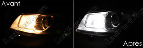 Luces de posición LEDs blanco xenón W5W 168 - 194 - T10 - Renault Mégane 2