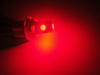 bombilla led 168R - 194R  - 2825R - T10 W5W Xtrem Rojo efecto xenón