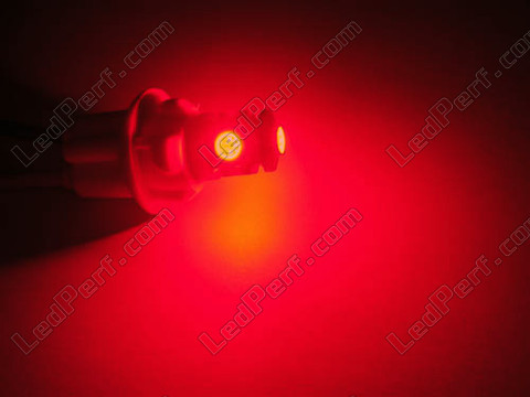 bombilla led 168R - 194R  - 2825R - T10 W5W Xtrem Rojo efecto xenón