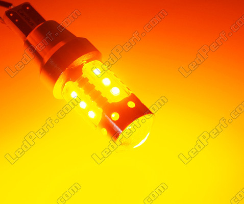 Bombilla LED 916NA - WY16W - T15 Naranja LEDs al detalle LEDs W16W Casquillo T15 12V