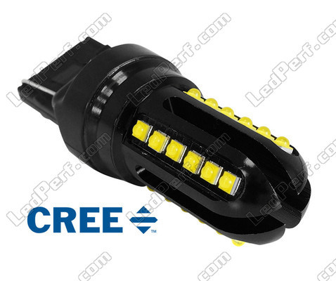 bombilla 7440 - W21W - T20 LED (W3x16d) Ultimate Ultrapotente - 24 LEDs CREE - Antierror ODB