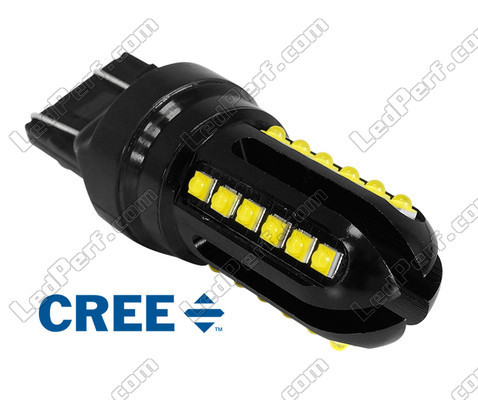 bombilla 7443 - W21/5W LED (T20) Ultimate Ultrapotente - 24 LEDs CREE - Antierror ODB
