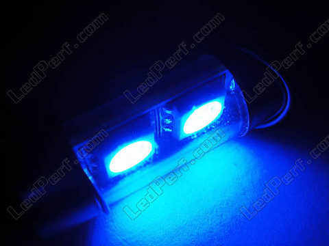 LED tipo festoon Plafón, Maletero, guantera, placa de matrícula azul 31mm - DE3175 - DE3022 - C3W