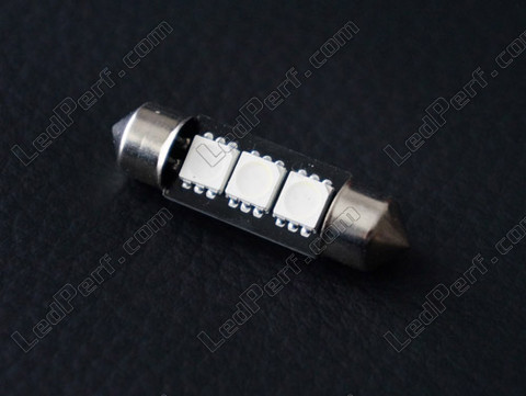 LED tipo festoon Plafón, Maletero, guantera, placa de matrícula blanco 37mm - 6418 - C5W