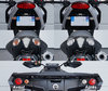 LED Intermitentes traseros BMW Motorrad C 400 X antes y después
