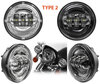Ópticas LED para faros auxiliares de Indian Motorcycle Chief roadmaster / deluxe / vintage 1442 (1999 - 2003)