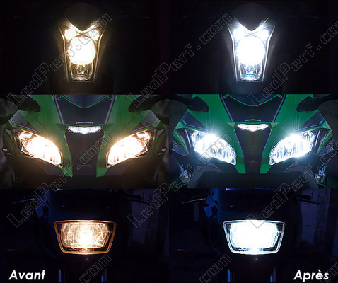 LED luces de cruce y de carretera led Kawasaki Ninja ZX-6R (2009 - 2012)