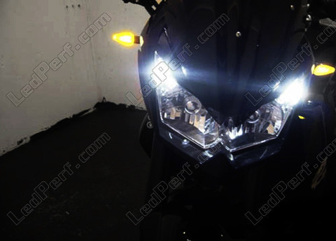 LED luces de posición blanco xenón Kawasaki Z750 Z1000