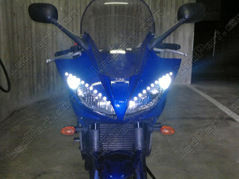 LED luces de posición blanco xenón Yamaha Fazer FZ6
