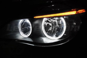 LED angel eyes BMW Serie 5 E60 E61 LCI sin xenón original