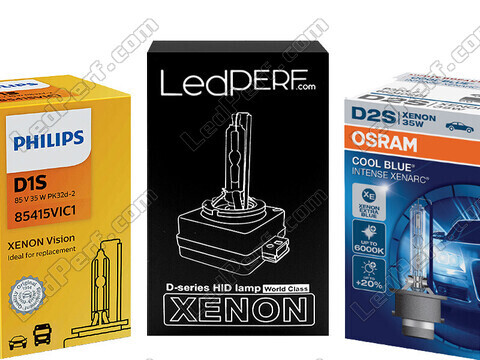 Bombilla Xenón original para Genesis G90, las marcas Osram, Philips y LedPerf están disponibles en: 4300K, 5000K, 6000K y 7000K