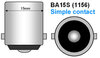 bombilla de gas xenón 1156 - 7506 - P21W Super White
