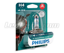 Lámpara H4 Philips X-tremeVision Moto +130 % 60/55W - 12342XV+BW