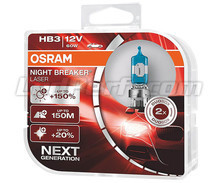 Pack de 2 bombillas 9005 (HB3) Osram Night Breaker Laser +150% - 9005NL-HCB