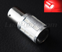 Bombilla 1156R - 7506R - P21W Magnifier de 21 LEDs SG de Alta Potencia + Lupa Rojos Casquillo BA15S