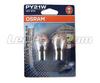 2 bombillas Osram Diadem Chrome Intermitentes - 7507 - 12496 - PY21W - Casquillo BAU15S