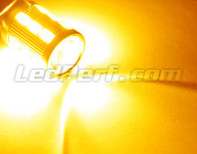 Bombilla 7507 - 12496 - PY21W Magnifier de 21 LEDs SG de Alta Potencia + Lupa Naranjas Casquillo BAU15S