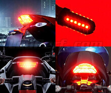 Bombilla LED para luz trasera / luz de freno de Kawasaki KMX 125