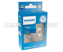 2x bombillas de LED Philips W5W Ultinon PRO6000 - T10 - 12V - Blanco 4000K - 11961WU60X2