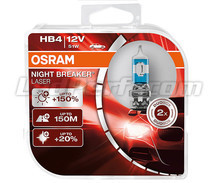 Pack de 2 bombillas 9006 (HB4) Osram Night Breaker Laser +150% - 9006NL-HCB