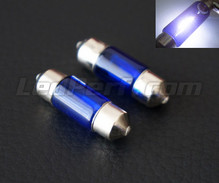Pack de 2 bombillas tipo festoon halógenas - Blanco Xenón - DE3175 - DE3022 - 31mm (10W)
