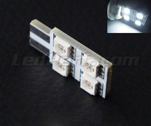 LED 168 - 194 - T10 Rotation de 4 LEDs HP - Iluminación lateral - Blanca W5W