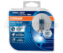Pack de 2 bombillas 9003 (H4 - HB2) Osram Cool Blue Boost - 5000K - 62193CBB-HCB